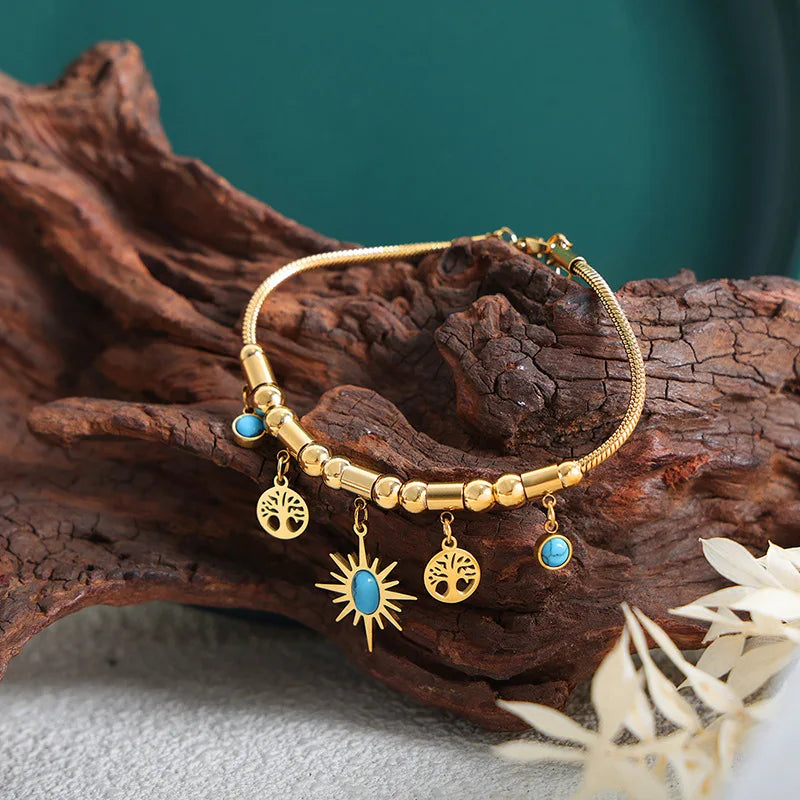 Collar "Sol y Vida" - Edición limitada LLEVA GRATIS Pulsera