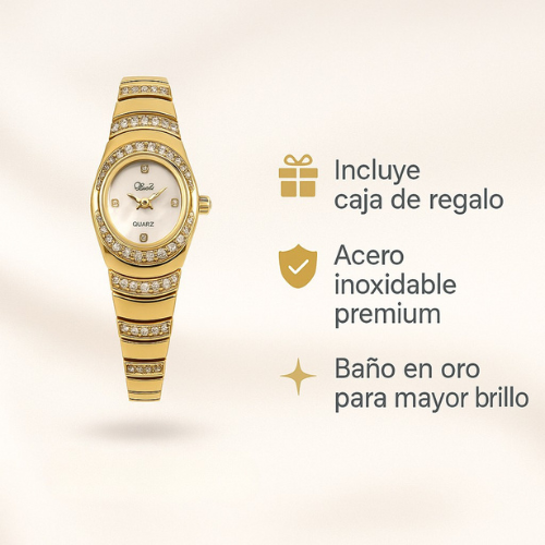 Reloj brillante eterna