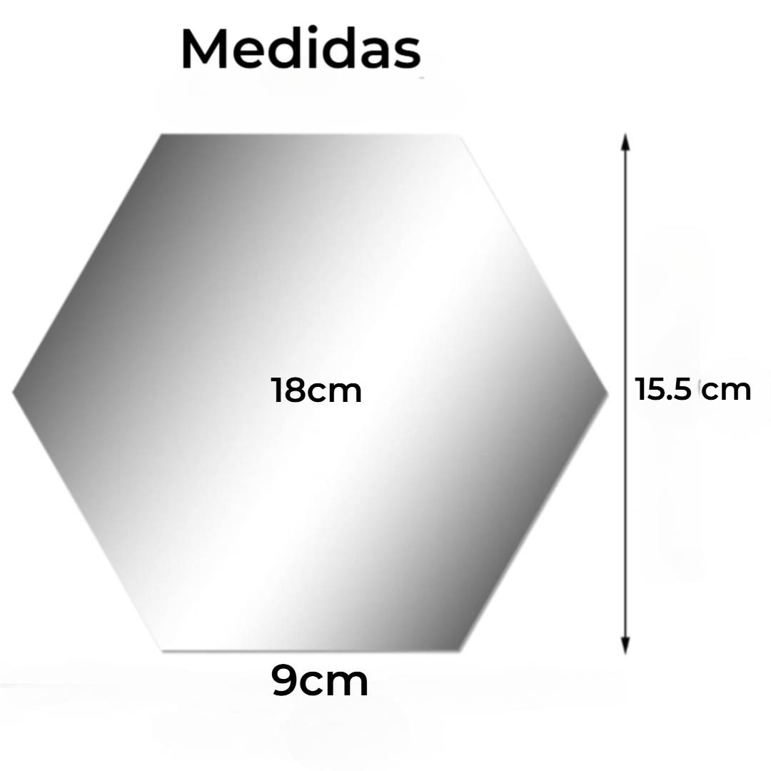 Espejos decorativos Autoadhesivo de 18cm